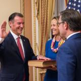Congressman Tom Suozzi taking the Oath of Office, February 28, 2024