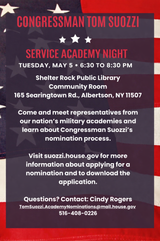 Academy Information Night flyer